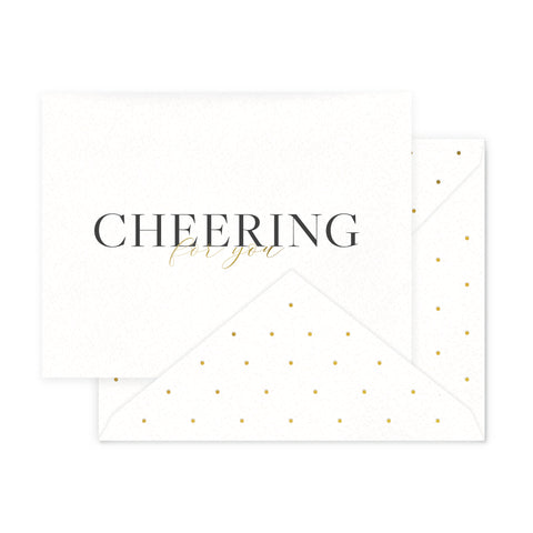 Cheering For You Greeting Card