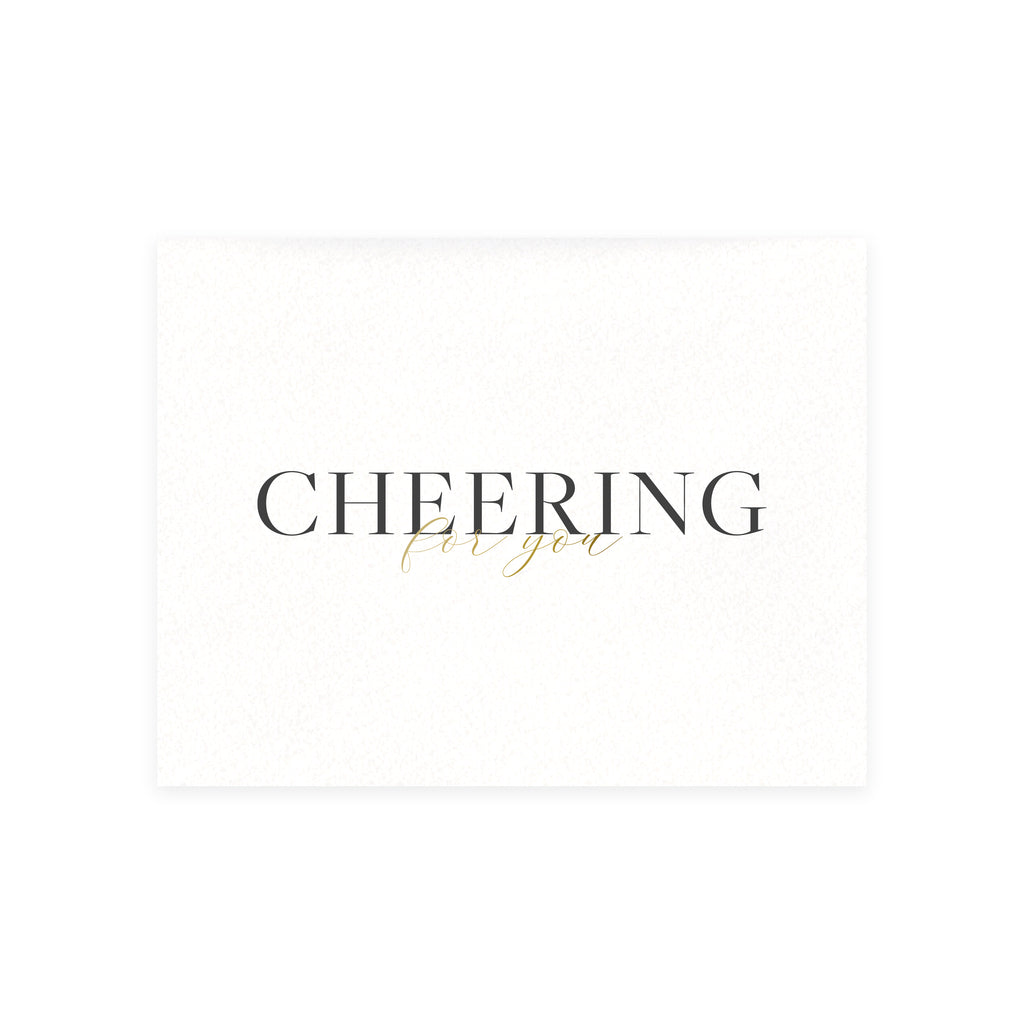Cheering For You Greeting Card
