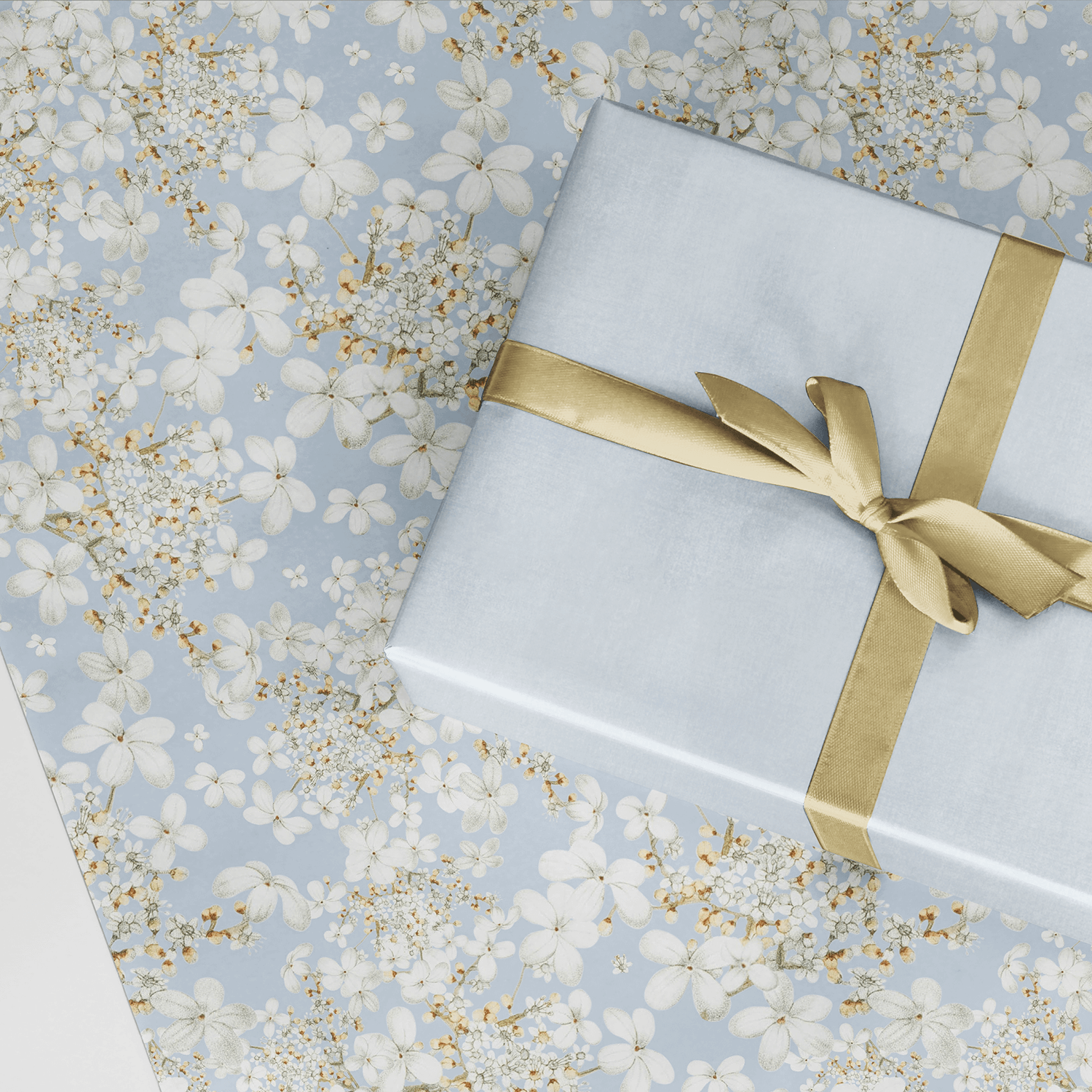 French Blue Gift Wrap Sheets Smitten on Paper