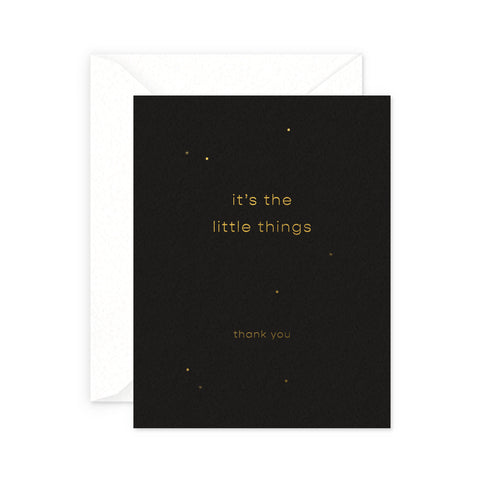 Little Things Thank You Greeting Card