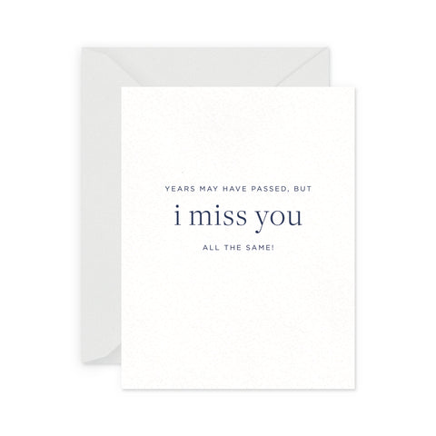 Years Miss You Greeting Card