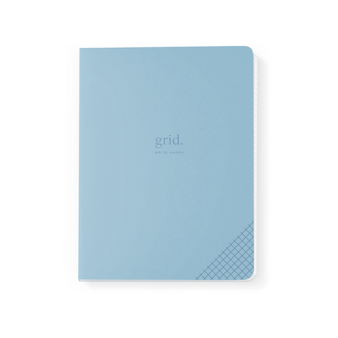 Grid Composition Notebook in Blue