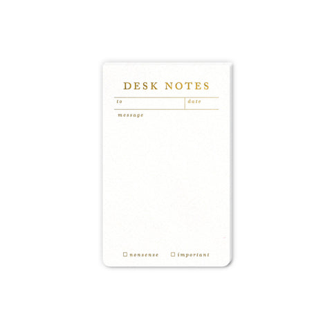 Desk Notes Notepad