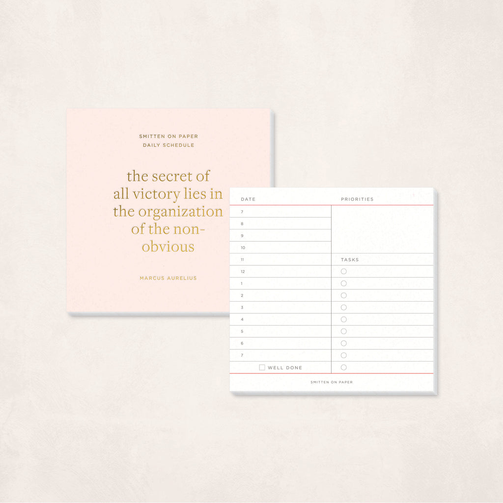 Blush Organization Notepad