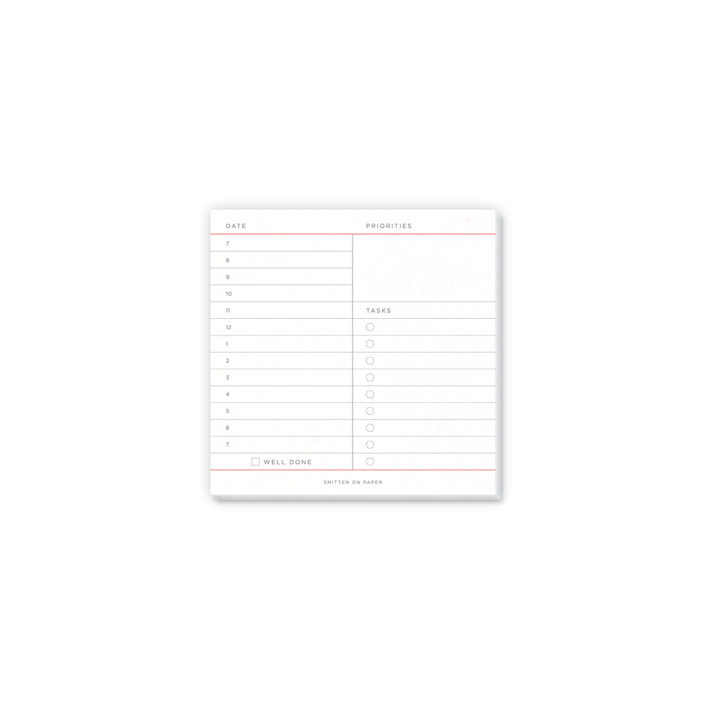 Blush Organization Notepad