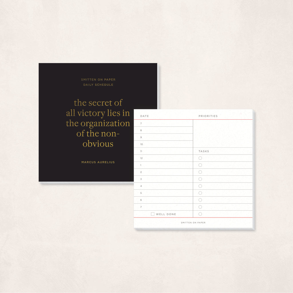 Black Organization Notepad