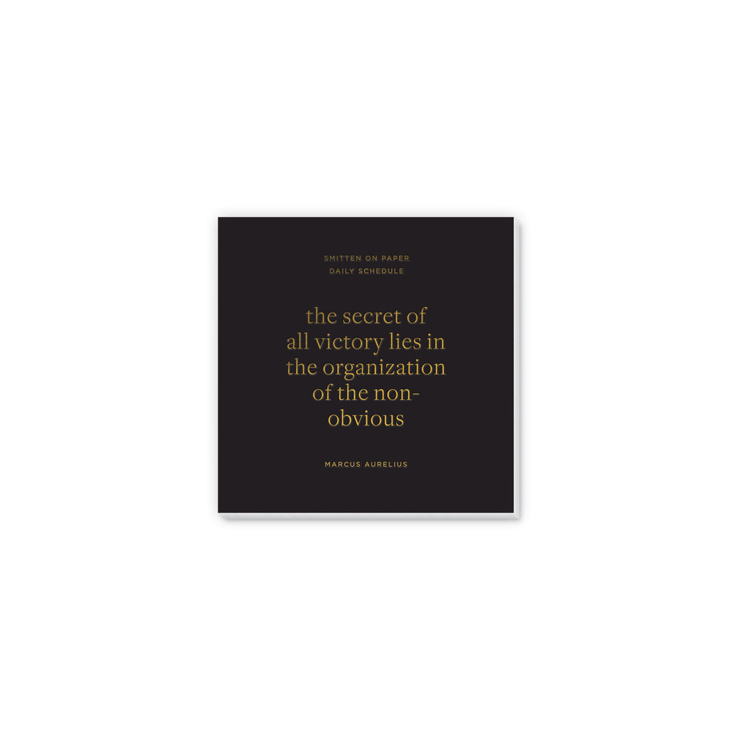 Black Organization Notepad