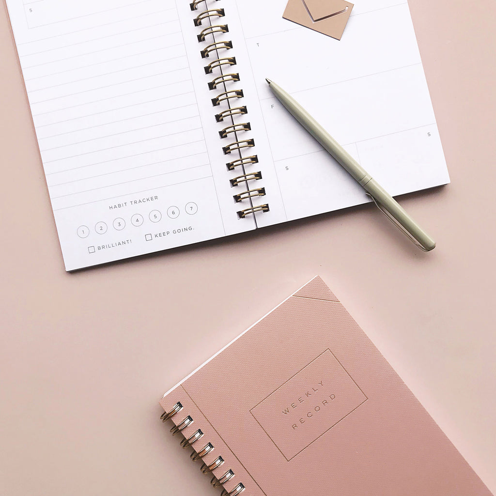 Weekly Record • Open Dated Planner