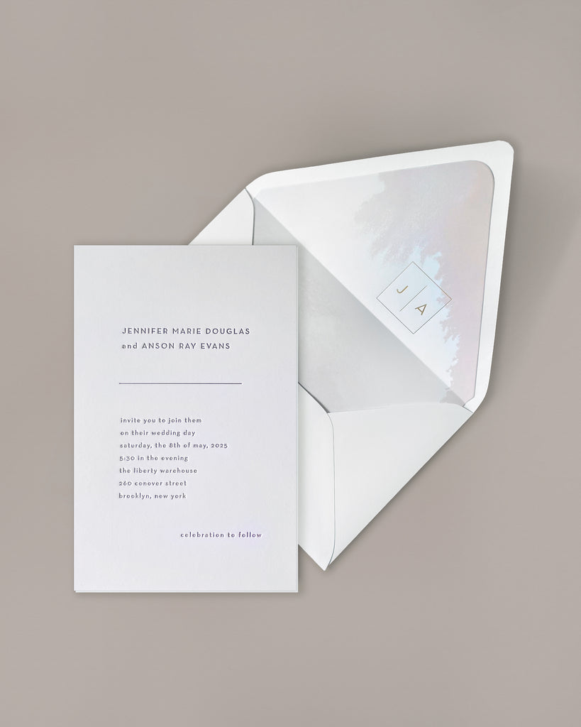 Jennifer Letterpress Invites