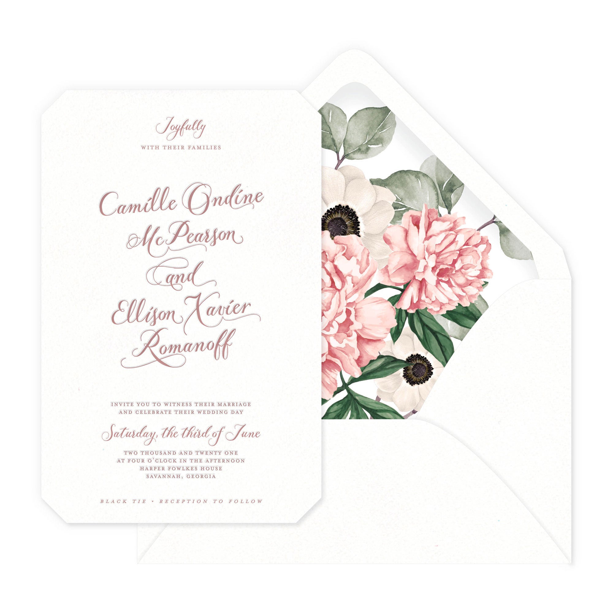 Camille Luxe Wedding Suite – Smitten on Paper