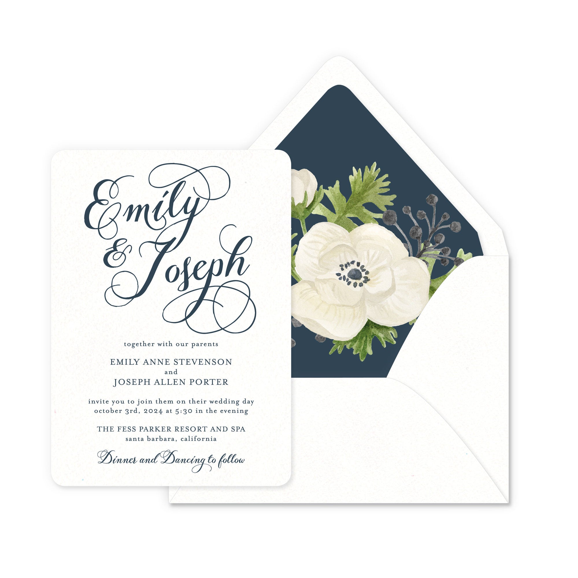 Floral Script – Smitten on Paper