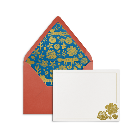 Smitten on Paper x Fugu Luxe Lined Note Set Red