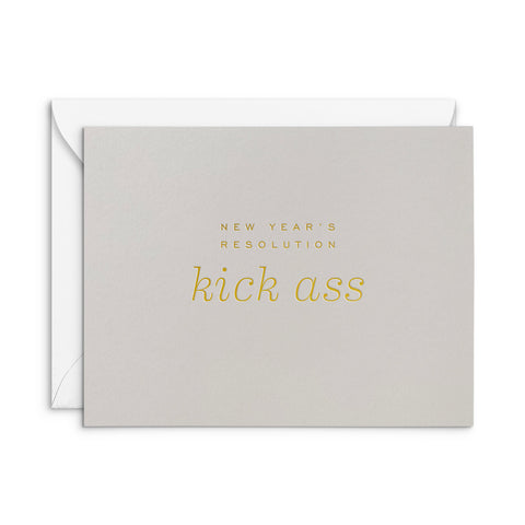 Kick Ass Greeting Card