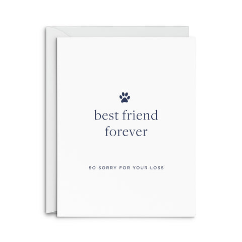 Best Pet Friend Forever Greeting Card