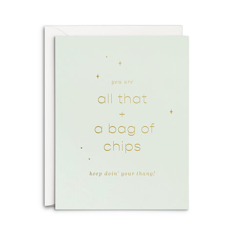You’re All That Greeting Card