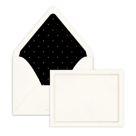 Posh Polka Dot Luxe Lined Note Set