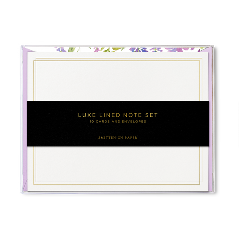 Wisteria Luxe Lined Note Set