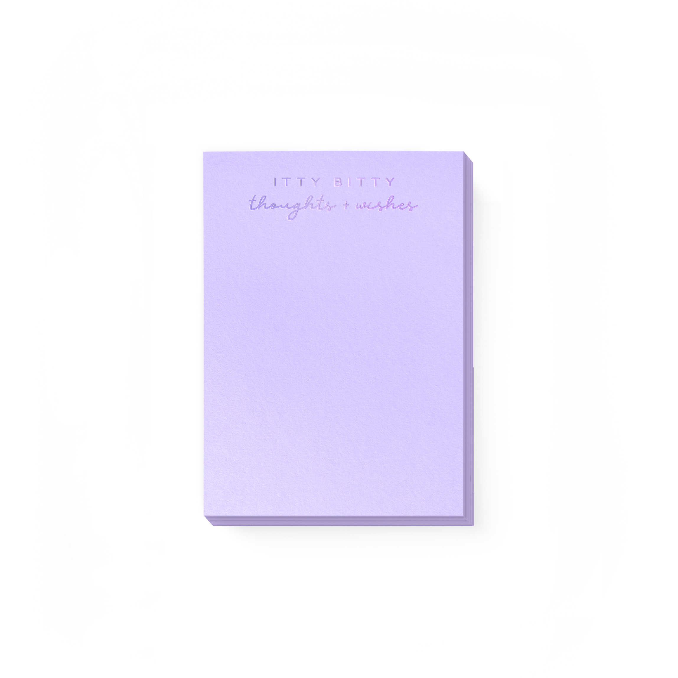 Itty Bitty Notepad in Lavender – Smitten on Paper