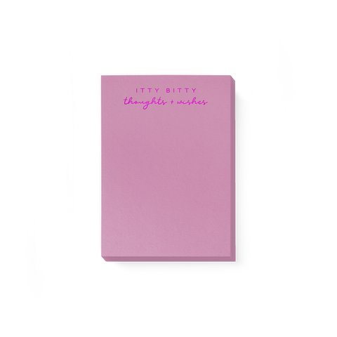 Itty Bitty Notepad in Orchid