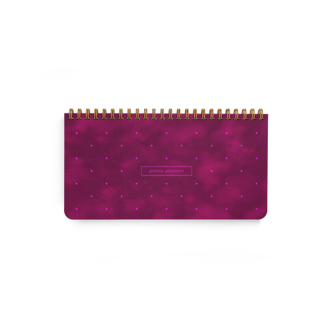 Petite Planner Fuchsia Velvet