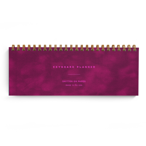 Keyboard Planner Velvet Fuchsia