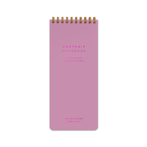 Portrait Notebook in Orchid