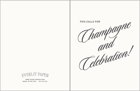 Champagne and Celebration
