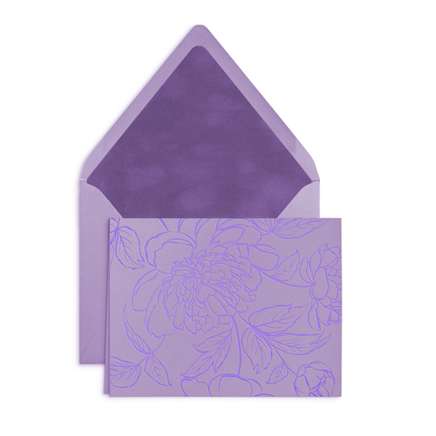 Lavender Velvet Letter