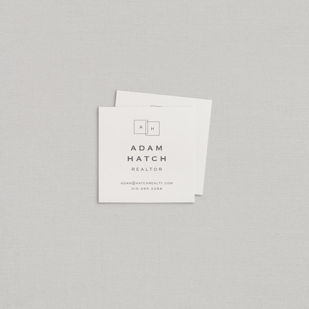 Adam Business Cards Letterpress