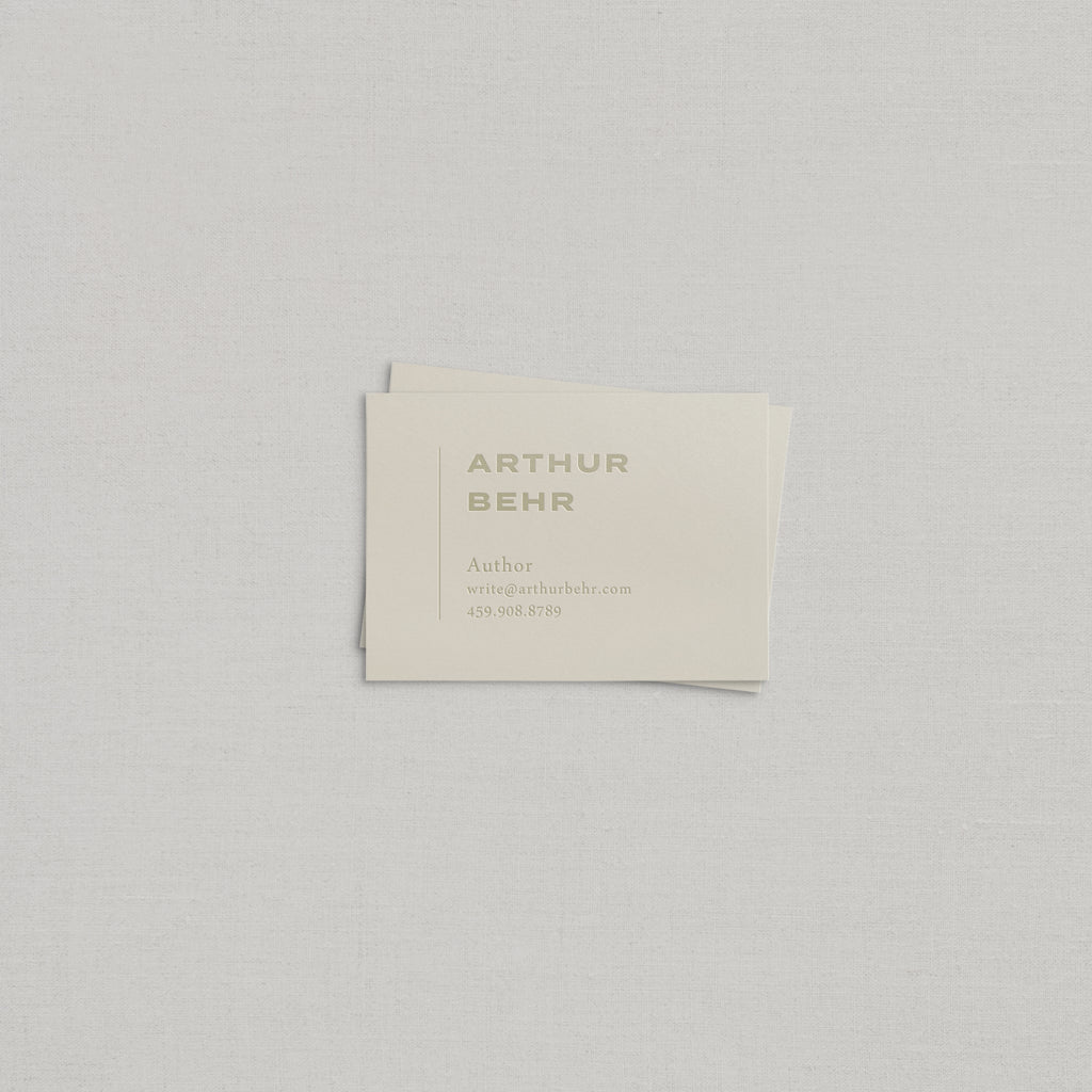 Arthur Business Cards Foil