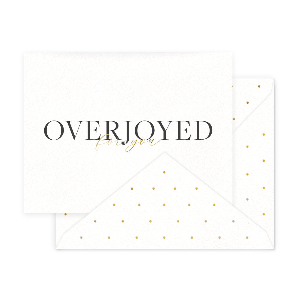 Overjoyed For You Greeting Card