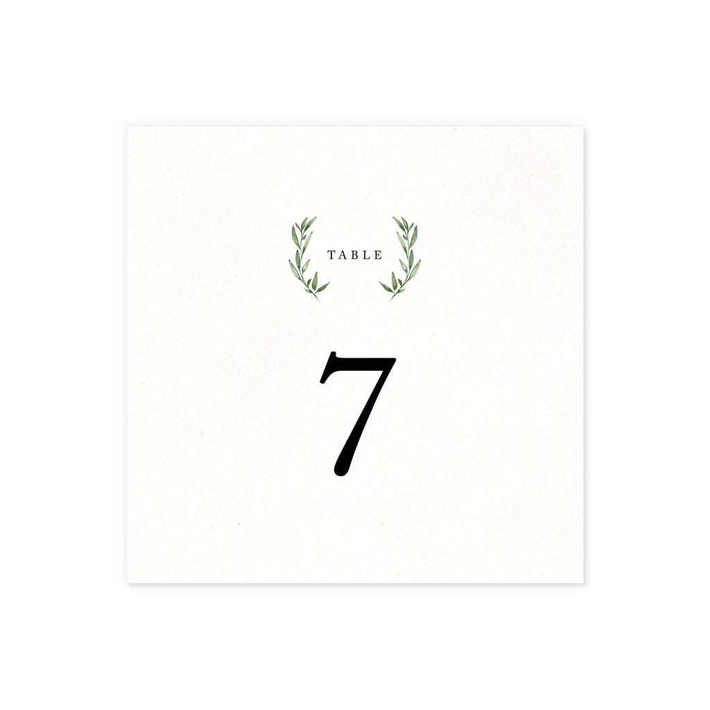 Luxe Table Number