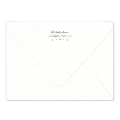 Invite Return Address