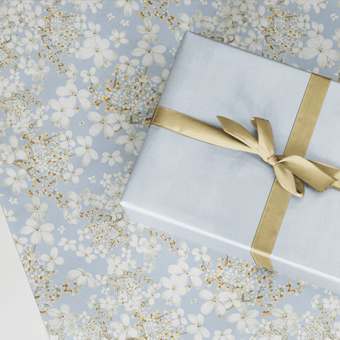 French Blue Gift Wrap Sheets