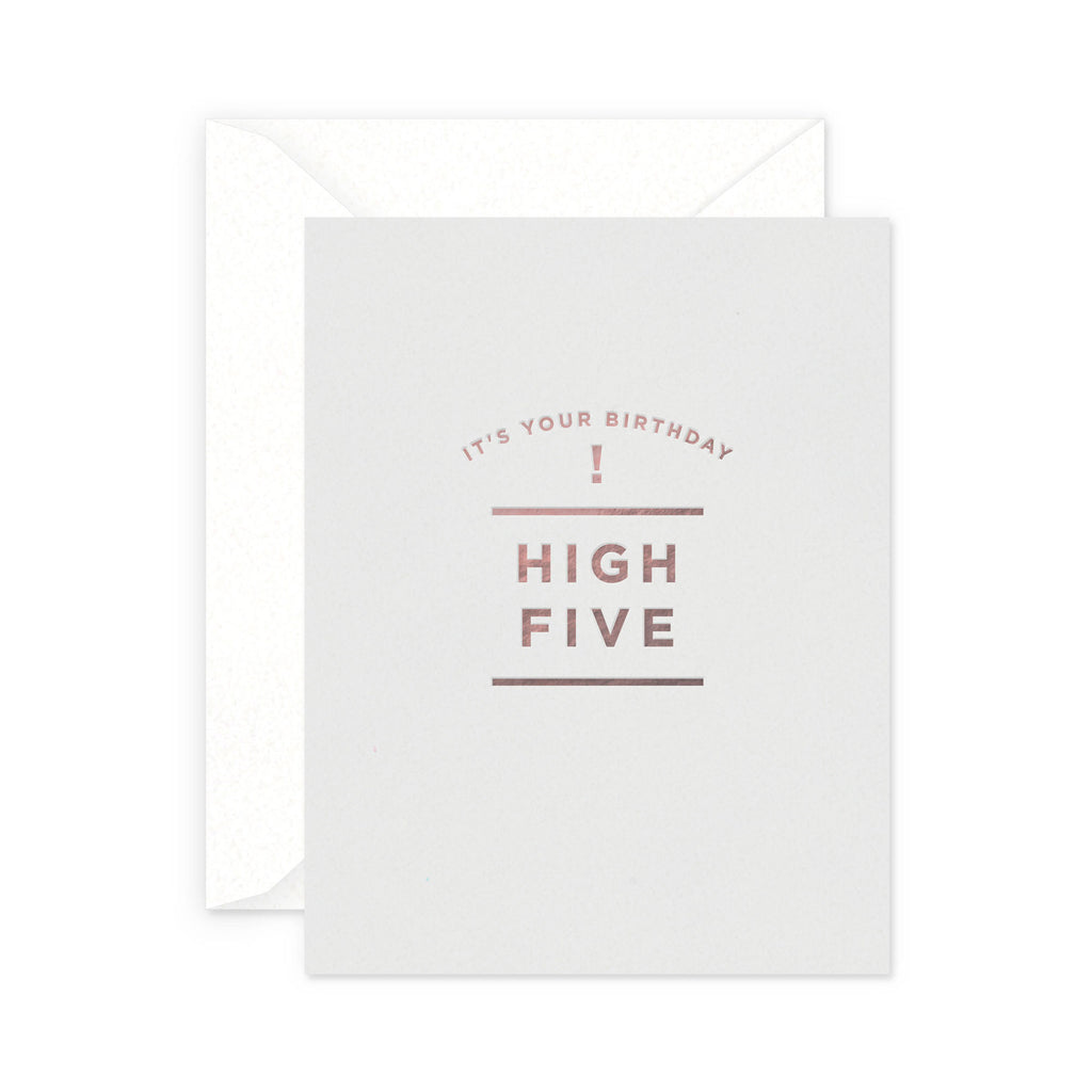 Birthday High Five Greeting Card