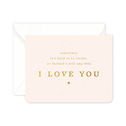 Clever Love Greeting Card