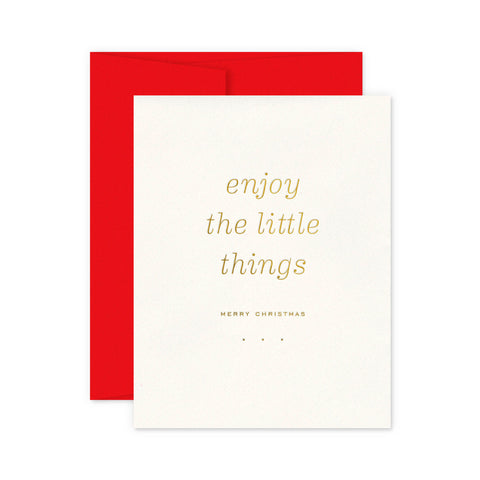 Little Things Christmas Greeting Card