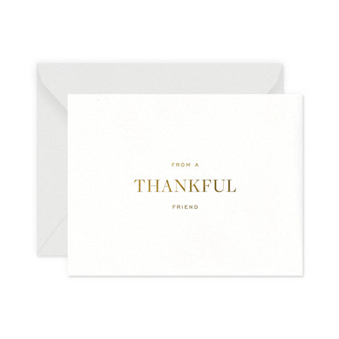 Thankful Friend Greeting Card