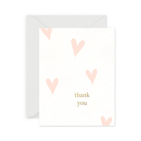 Happy Heart Thank You Greeting Card