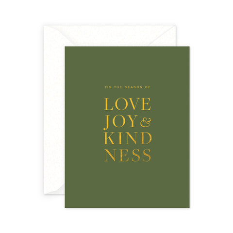 Love & Joy Holiday Greeting Card