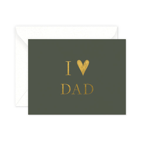 I Heart Dad Greeting Card