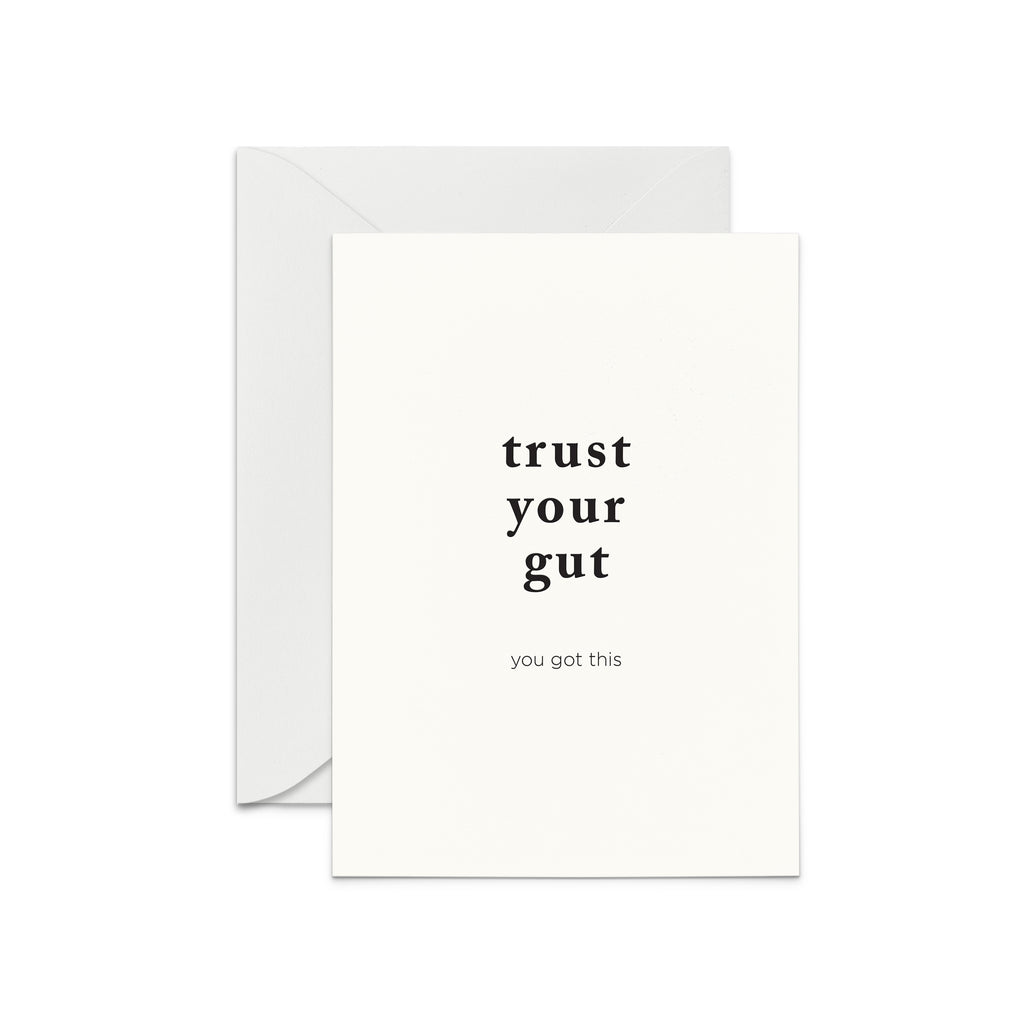 Trust Your Gut Greeting Card