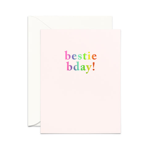 Bestie Bday Greeting Card