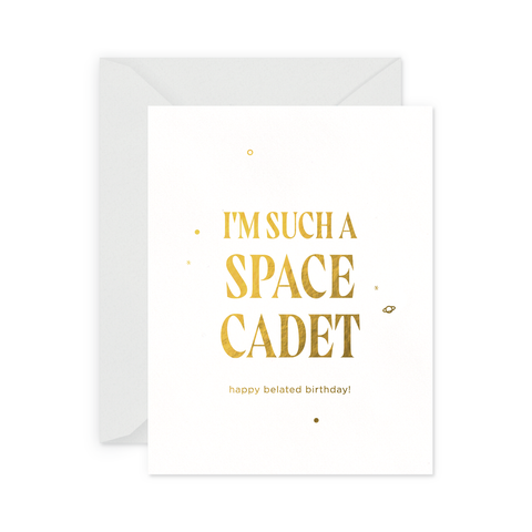 Space Cadet Birthday Greeting Card