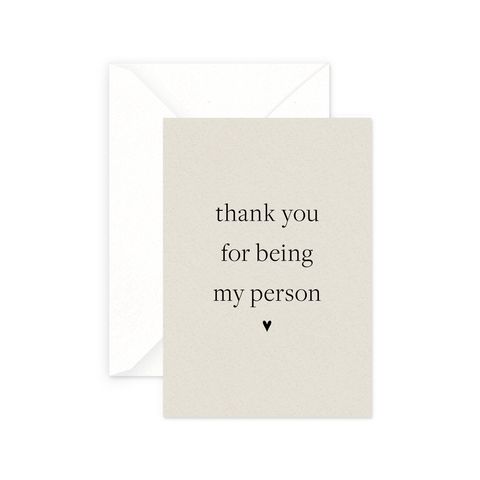 My Person Greeting Card
