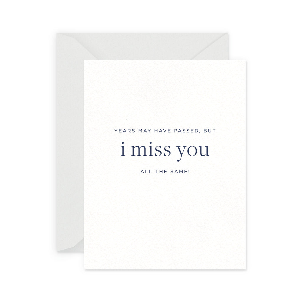 Years Miss You Greeting Card