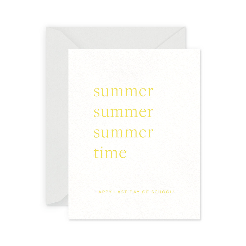 Summer Time Greeting Card