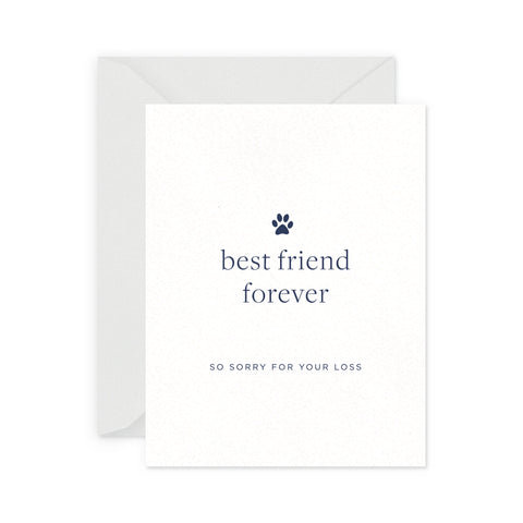 Best Pet Friend Forever Greeting Card