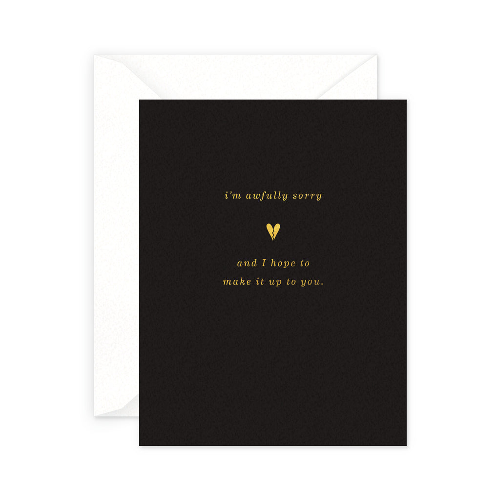 Awfully Sorry Greeting Card