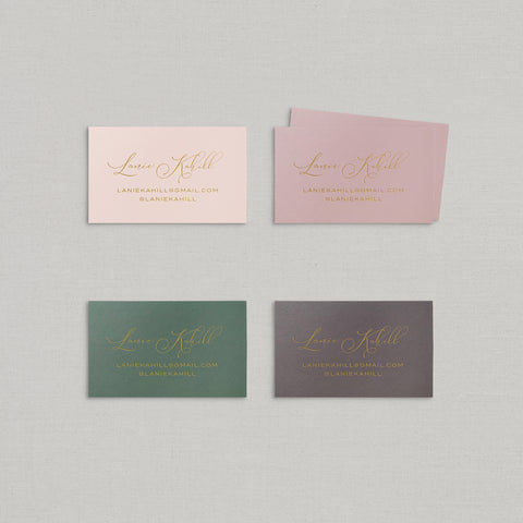 Lanie Business Cards Foil